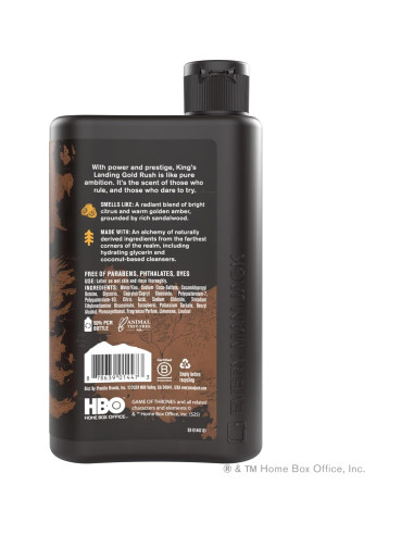 Gel de Ducha Every Man Jack Juego de Tronos Oro Rush 2x400ml