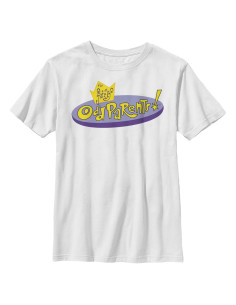 Camiseta Clásica Niños Los Padrinos Mágicos - Mediana Blanca