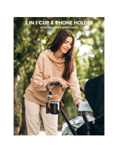 Soporte para Taza y Teléfono Lamicall Universal 2-en-1 2