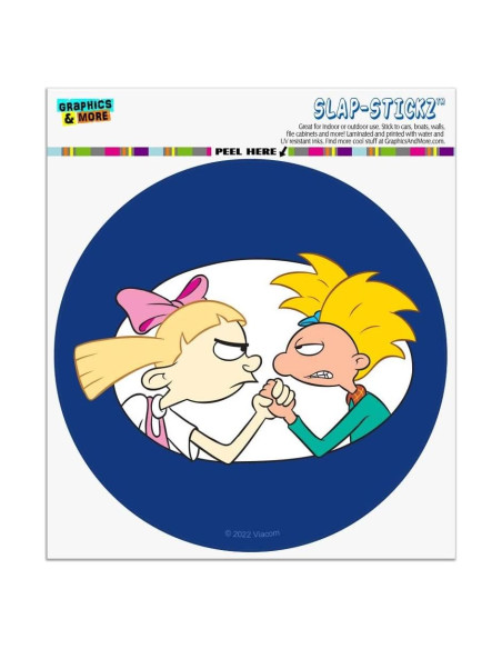 Calcomanía de Vinilo Hey Arnold! Helga 14cm - Graphics & More