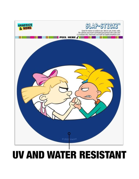 Calcomanía de Vinilo Hey Arnold! Helga 14cm - Graphics & More