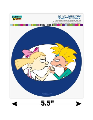 Calcomanía de Vinilo Hey Arnold! Helga 14cm - Graphics & More