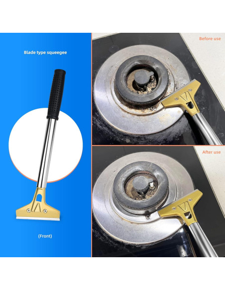 Raspador de Cuchillas 4" Ehdis - 2 Piezas + 20 Cuchillas