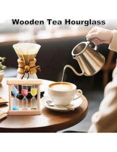 Reloj de Arena YLTIMER 1-3-5 Minutos Madera Colorido 2