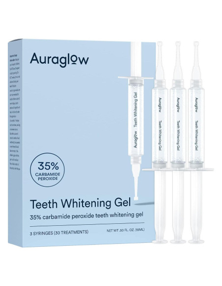 Gel Blanqueador Dental Auraglow 35% 30 Tratamientos