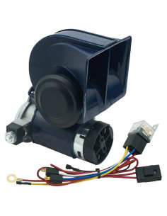 Bocina de Aire NEOGET 12V Compacta Doble Tono 128dB Azul