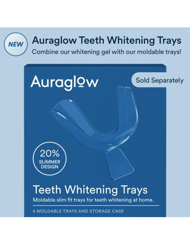 Gel Blanqueador Dental Auraglow 35% 30 Tratamientos
