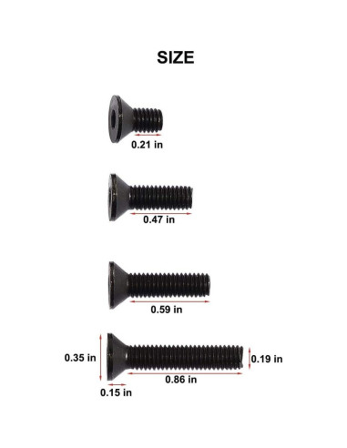 Kit Adaptador Bucle 1" JIALITTE con Swivels y Tornillos