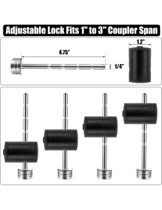 Cerradura de Acoplamiento Ajustable CZC AUTO 1/4" Diámetro 2