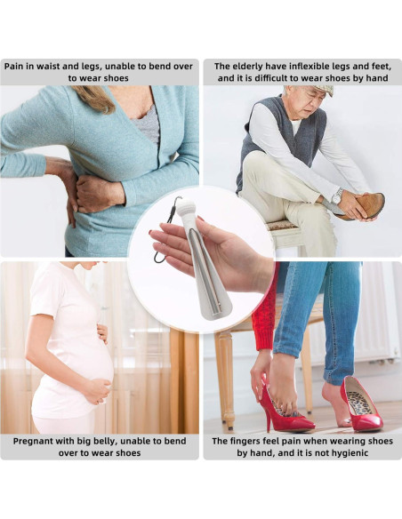 Cuerno de Zapato Telescópico Fanwer 17.78-83.82 cm Blanco