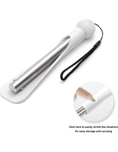 Cuerno de Zapato Telescópico Fanwer 17.78-83.82 cm Blanco