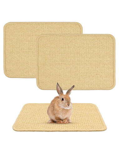 Alfombrilla de Rascado para Conejos Aifong 40.6x30.5cm 2 Pcs