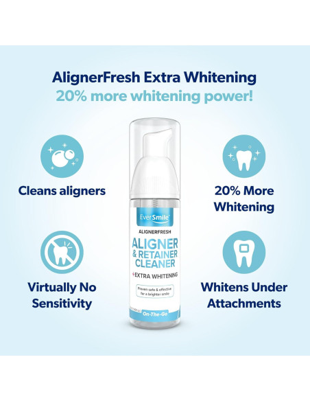 EverSmile AlignerFresh Espuma Blanqueadora 50ml - Limpiador Alineadores