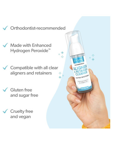 EverSmile AlignerFresh Espuma Blanqueadora 50ml - Limpiador Alineadores