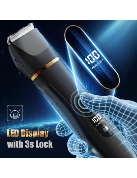 Afeitadora eléctrica a prueba de agua WENZHOU ZCB166 negra