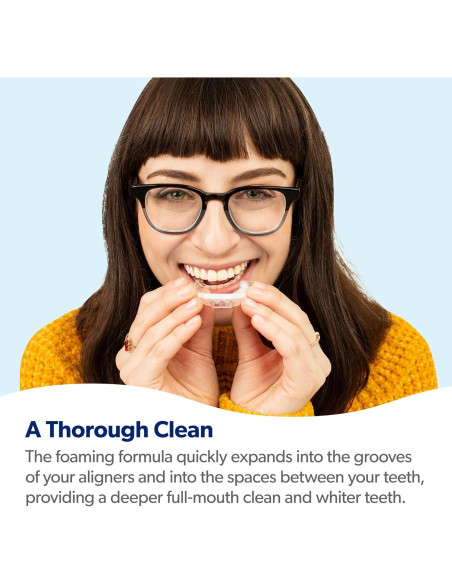 EverSmile AlignerFresh Espuma Blanqueadora 50ml - Limpiador Alineadores