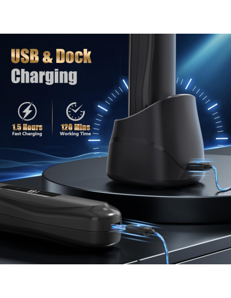 Afeitadora eléctrica a prueba de agua WENZHOU ZCB166 negra