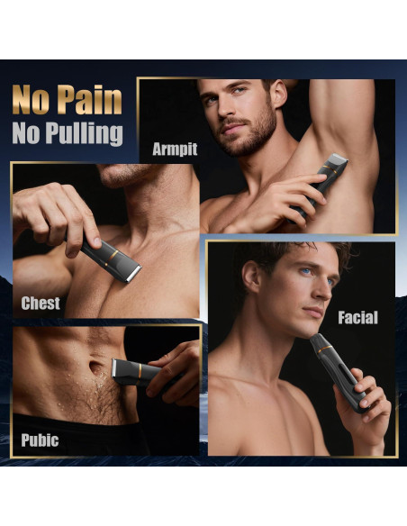 Afeitadora eléctrica a prueba de agua WENZHOU ZCB166 negra