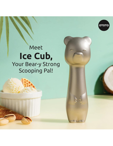 Cuchara de Helado OTOTO Cubito Acero Inoxidable Plata 141g