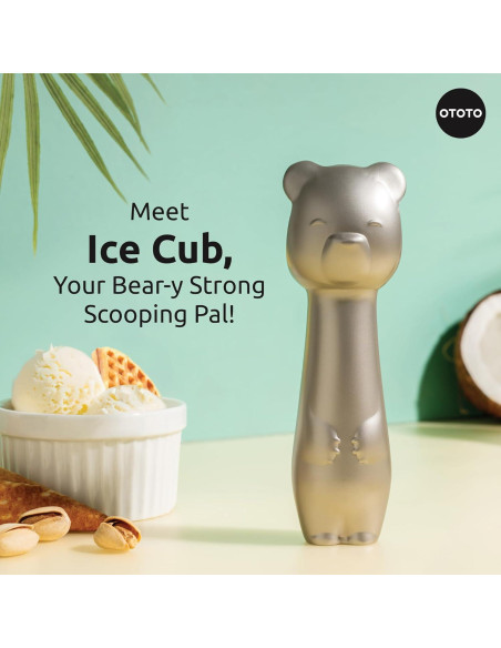 Cuchara de Helado OTOTO Cubito Acero Inoxidable Plata 141g