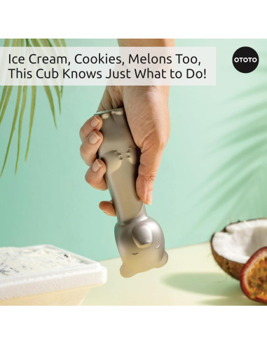 Cuchara de Helado OTOTO Cubito Acero Inoxidable Plata 141g