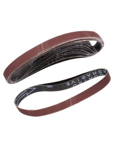 Paquete de 12 Cintas de Lijado 1.27 x 45.72 cm 600 Granos TA-VIGOR