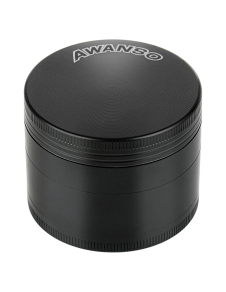 Molino de Especias Manual Awanso 2" Zinc Negro Duradero