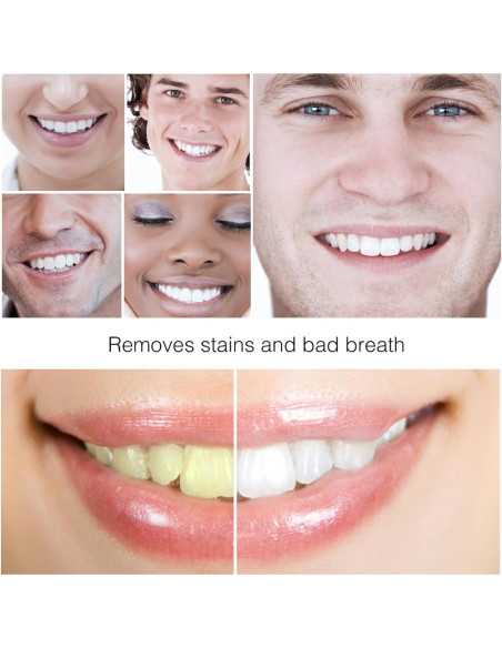 Juego de Cuidado Oral WUBLSYAN - Polvo Blanqueador + Cepillo