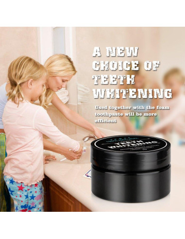 Juego de Cuidado Oral WUBLSYAN - Polvo Blanqueador + Cepillo