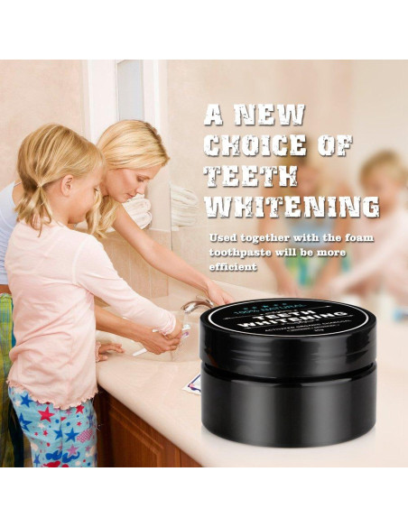 Juego de Cuidado Oral WUBLSYAN - Polvo Blanqueador + Cepillo