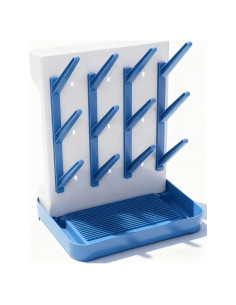 Soporte Secado Biberones Ariseno Azul - Organizador Antideslizante
