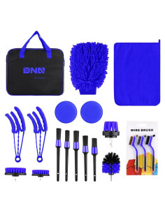 Kit de limpieza de automóviles DNA Motoring 19 piezas