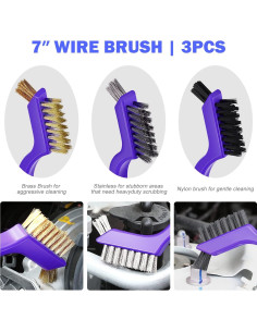 Kit de limpieza de automóviles DNA Motoring 19 piezas 2