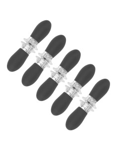 Juego de 10 Sujetadores para Mazorcas de Maíz CCDANSIYUCR - Acero Inoxidable y Silicona