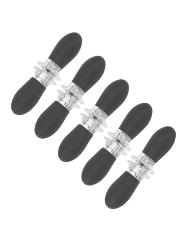 Juego de 10 Sujetadores para Mazorcas de Maíz CCDANSIYUCR - Acero Inoxidable y Silicona