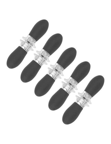 Juego de 10 Sujetadores para Mazorcas de Maíz CCDANSIYUCR - Acero Inoxidable y Silicona