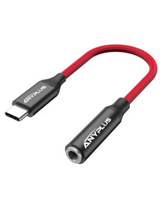 Adaptador USB-C a 3.5mm ANYPLUS - Cable AUX 0.3m