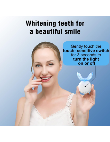 Luz LED Blanqueadora de Dientes EOICCEOH 16 Bombillas USB