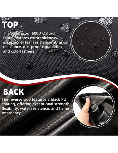 Cubierta de Polvo para Tocadiscos SEJGGKQ 45.72x38.1cm Negra