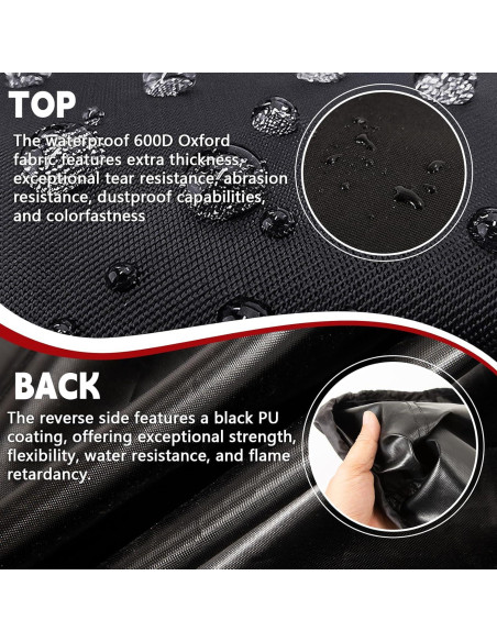 Cubierta de Polvo para Tocadiscos SEJGGKQ 45.72x38.1cm Negra