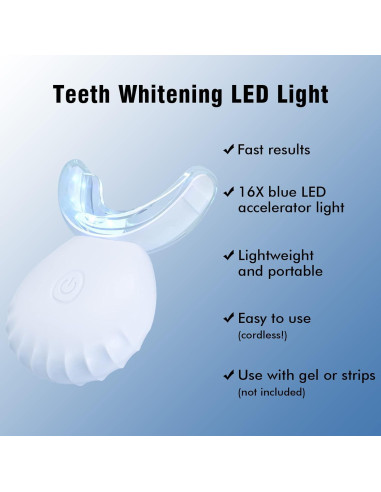 Luz LED Blanqueadora de Dientes EOICCEOH 16 Bombillas USB