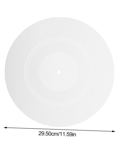 Almohadilla de Vinilo para Tocadiscos FRCOLOR 29.5cm Silicona