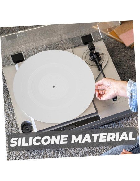Almohadilla de Vinilo para Tocadiscos FRCOLOR 29.5cm Silicona