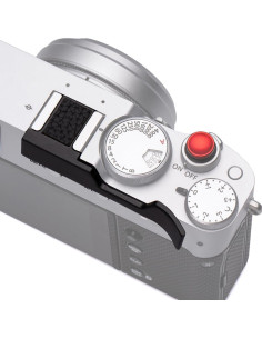 Empuñadura de Pulgar de Metal para Fujifilm X100V/X100VI - Cuero Negro 2