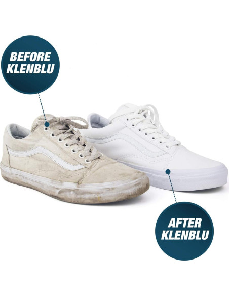 Cepillo Limpiador de Zapatillas Klenblu Doble Cara Madera Nylon