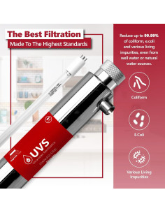 Filtro de Agua UV Express Water FLTUV110BCH 30 cm 2