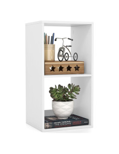 Estantería Independiente 2 Cubos Giantex Blanca Antivuelco