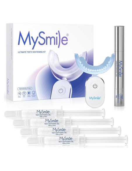 Kit Blanqueamiento Dental MySmile Deluxe 10 Min 28 LED