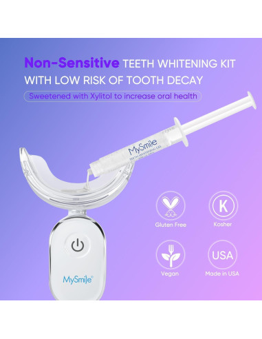 Kit Blanqueamiento Dental MySmile Deluxe 10 Min 28 LED