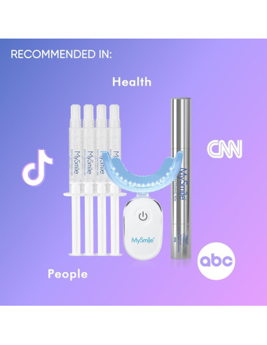 Kit Blanqueamiento Dental MySmile Deluxe 10 Min 28 LED
